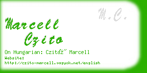 marcell czito business card